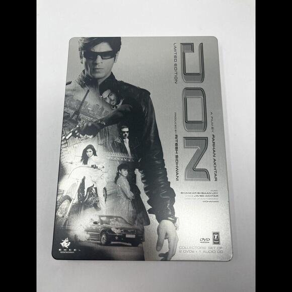 Don - Shahrukh Khan Bollywood Steelbook Limited Edition 3 Disc Set Rare DVD